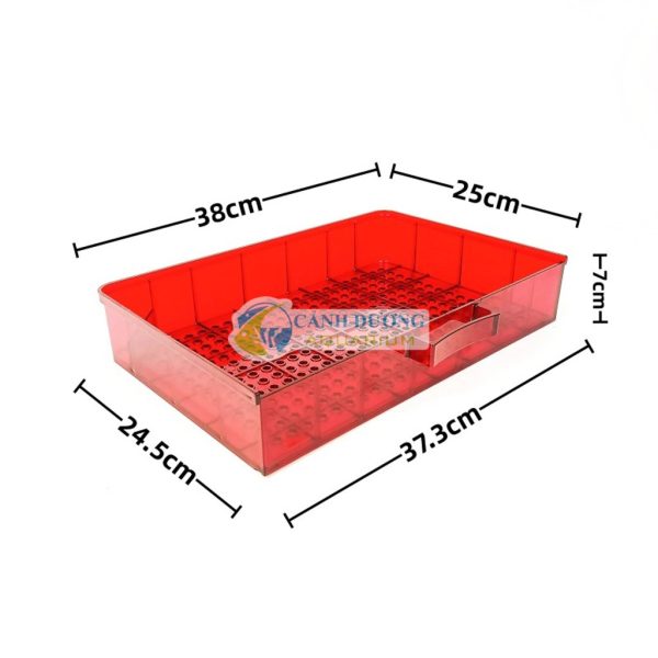 1 khay 38x25x7 cm