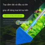 Cây chùi vệ sinh hồ cá - Xoay 360 độ - Chiều dài thay đổi được 55-95 cm - Ảnh 6
