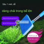 Cây chùi vệ sinh hồ cá - Xoay 360 độ - Chiều dài thay đổi được 55-95 cm - Ảnh 3