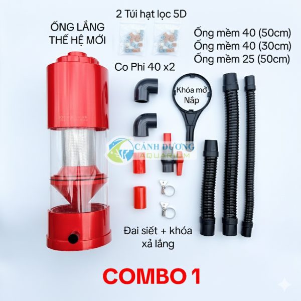 Đỏ COMBO1 Ra Ống 40