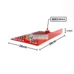 Khay dàn mưa nhựa mica màu đỏ trong suốt 38x25x7 cm dùng DIY lọc thô cho hồ cá - Ảnh 4